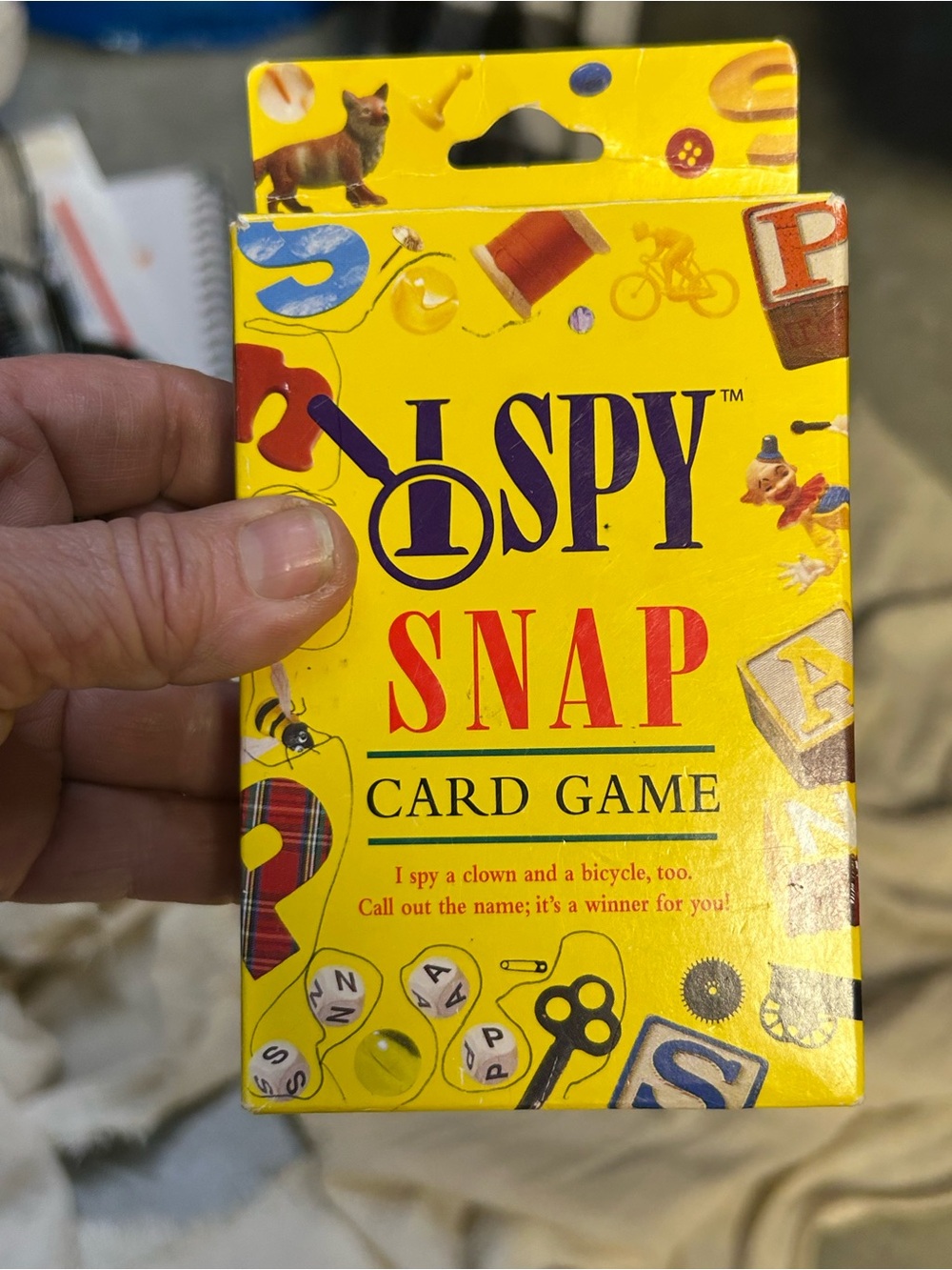 Free w bundle International Brand I Spy Snap 48 Jumbo Card Game